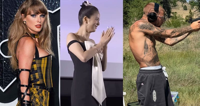 Good versus bad celebrity neck posture: Taylor Swift vs Jisoo vs Justin Bieber