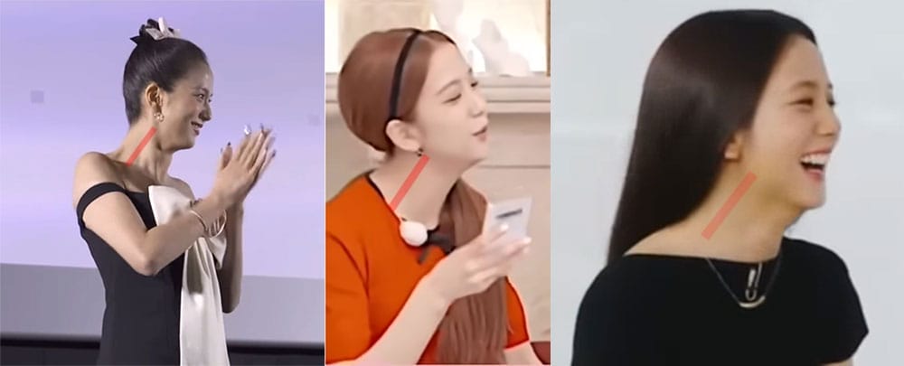 Jisoo from Blackpink with text neck (forward head posture)