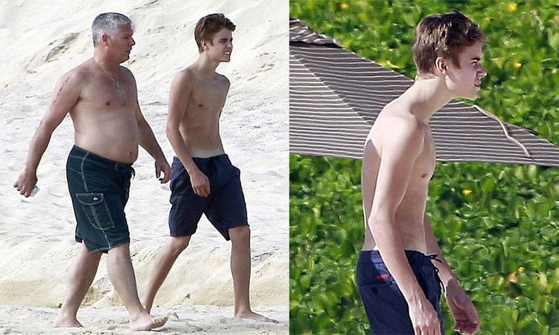 Justin Bieber poor posture examples
