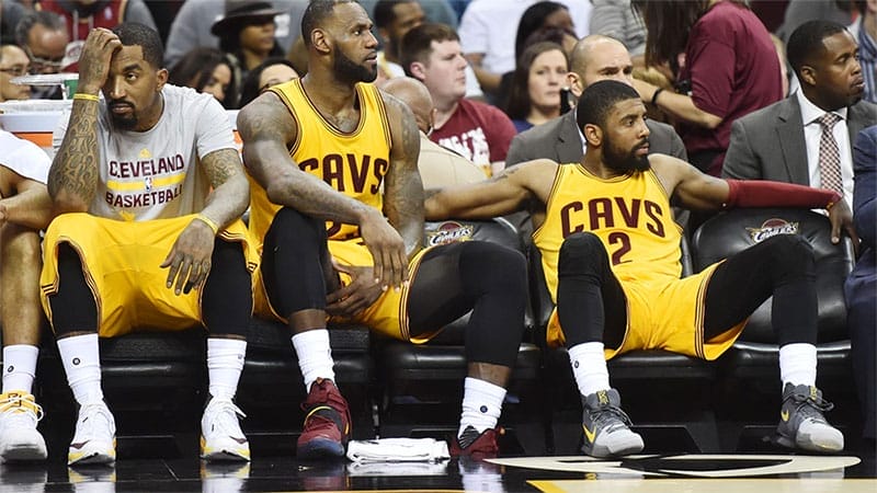 Lebron James sitting posture in 2017