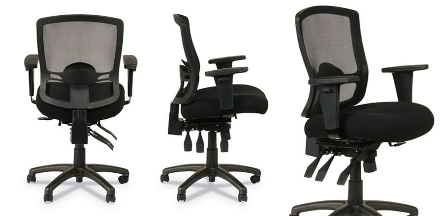 Alera Etros Series Petite Mid-Back Multifunction Mesh Chair