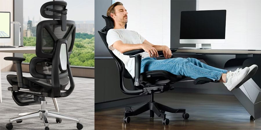 Flexispot ErgoX Premium footrest gaming chair