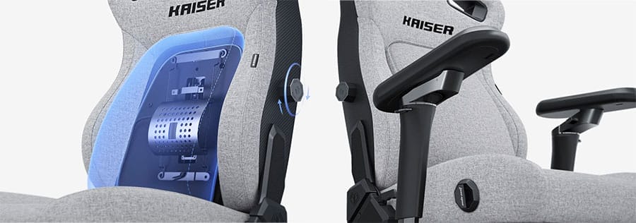 Anda Seat Kaiser 4 fabric chair closeup