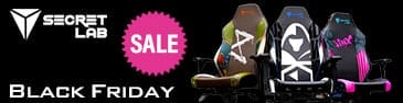 Secretlab Black Friday sales banner