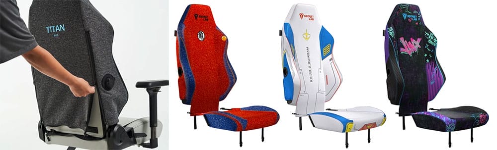 Secretlab Titan Evo chair skin styles