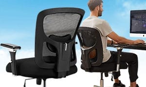Sweetcrispy Office Desk Chair (500 lbs)