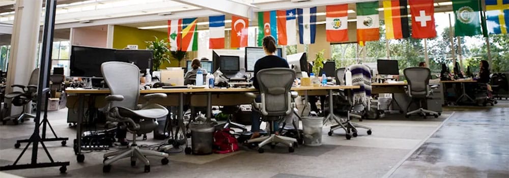 Aeron chairs in Facebook offices