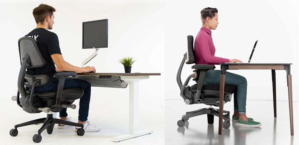 Anthros chair neutral posture support