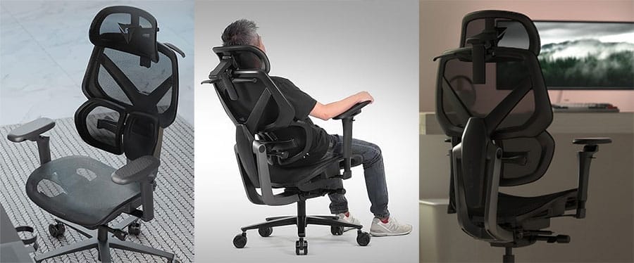 ThunderX3 Flex Pro 3 chair views